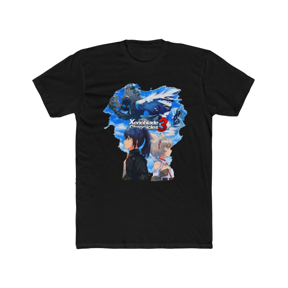 PAJOMLAG Xenoblade Chronicles 3 Merch Tee T Shirt Spring Summer Men/Women Street Clothes Shirt Streetwear Kawaii Tshirt, Hl09082, XX-Large - alternate angle 3, merchandise