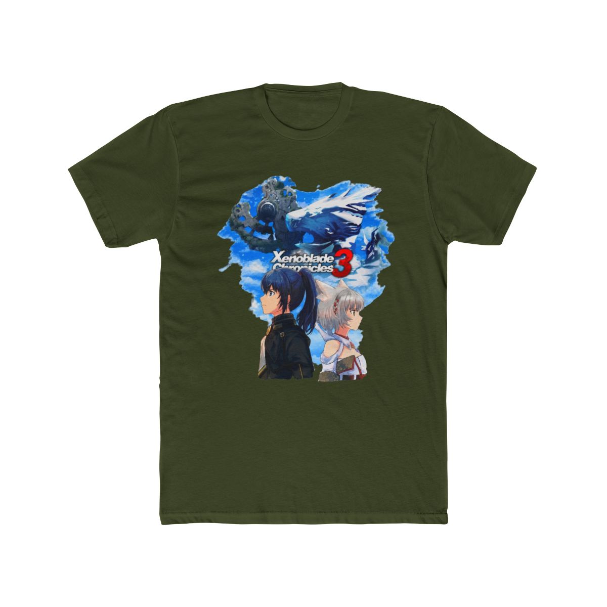 PAJOMLAG Xenoblade Chronicles 3 Merch Tee T Shirt Spring Summer Men/Women Street Clothes Shirt Streetwear Kawaii Tshirt, Hl09082, XX-Large - alternate angle 5, merchandise