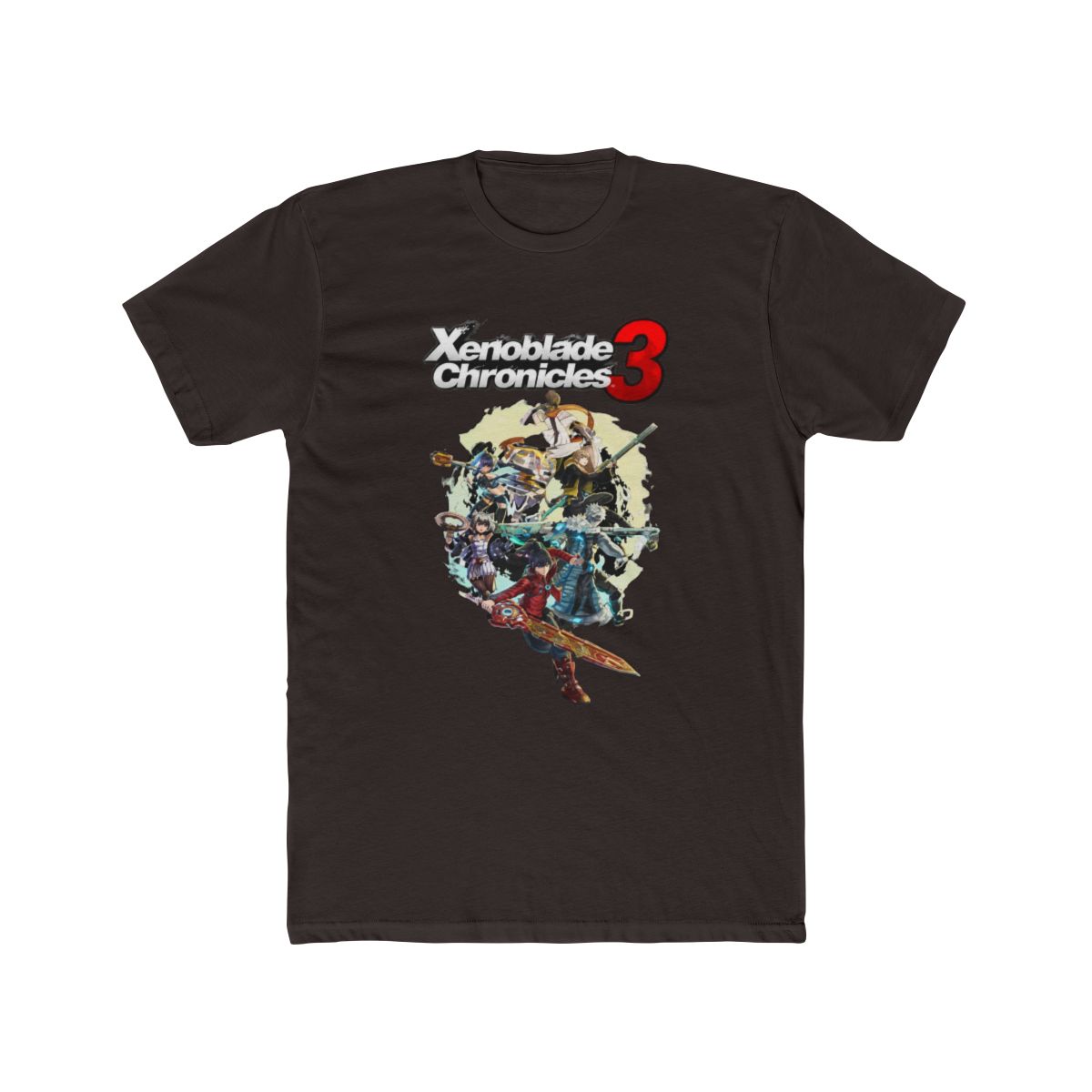 Xenoblade Chronicles All Times Of Game Mineral Wash T-Shirts - alternate angle 2, merchandise