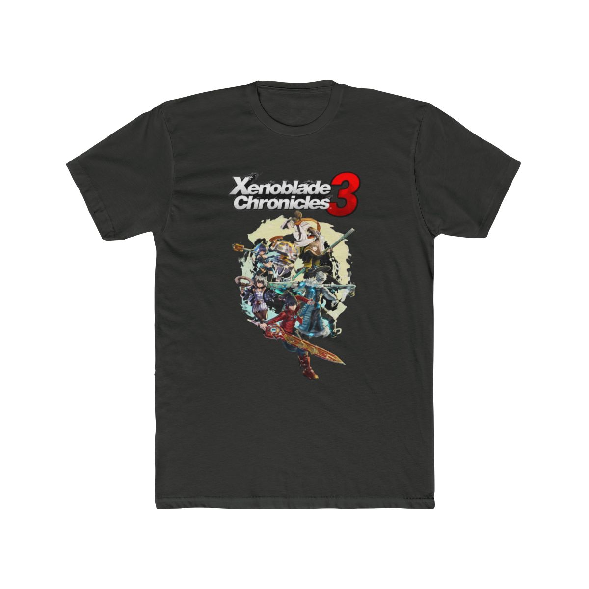 Xenoblade Chronicles All Times Of Game Mineral Wash T-Shirts - alternate angle 5, merchandise