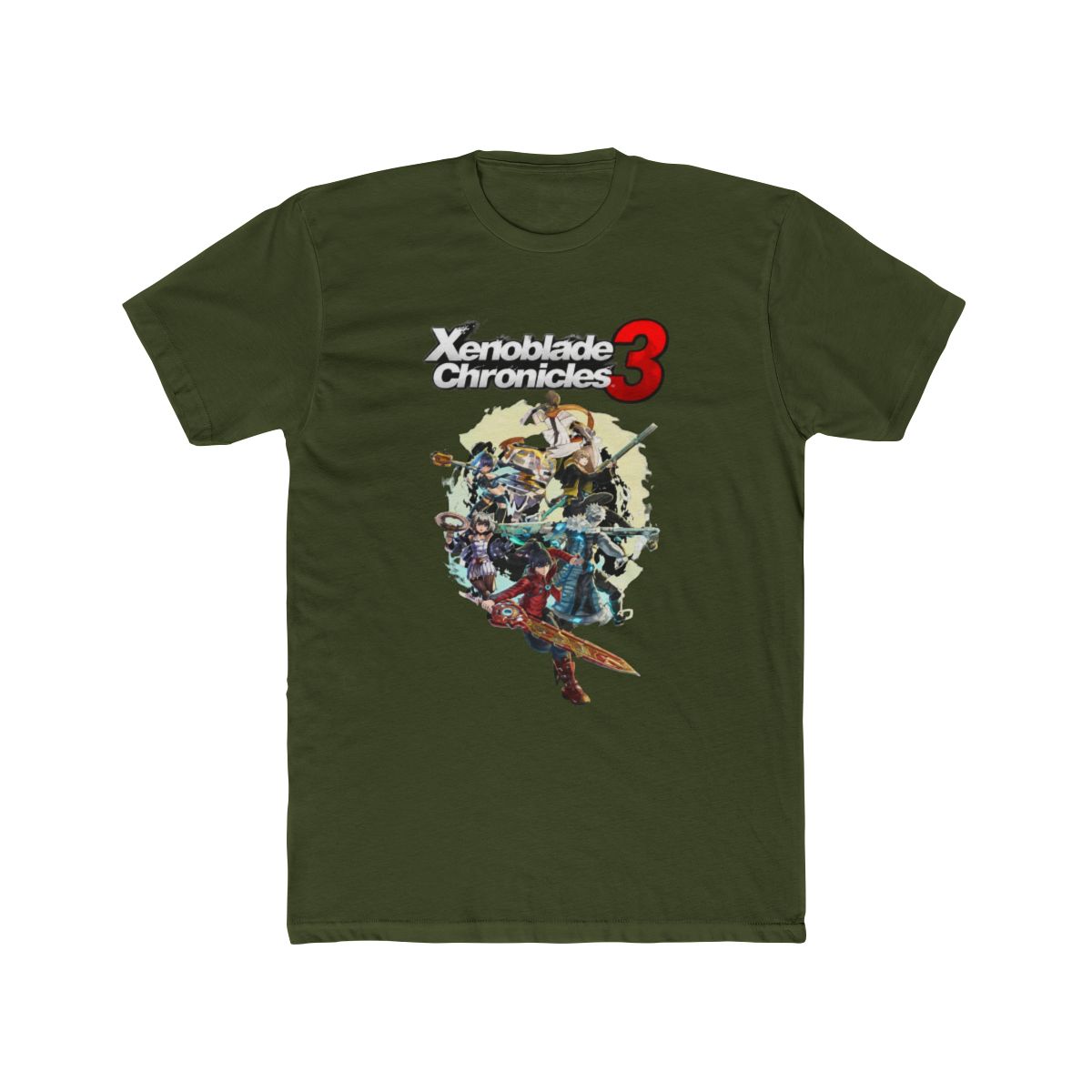 Xenoblade Chronicles All Times Of Game Mineral Wash T-Shirts - alternate angle 4, merchandise